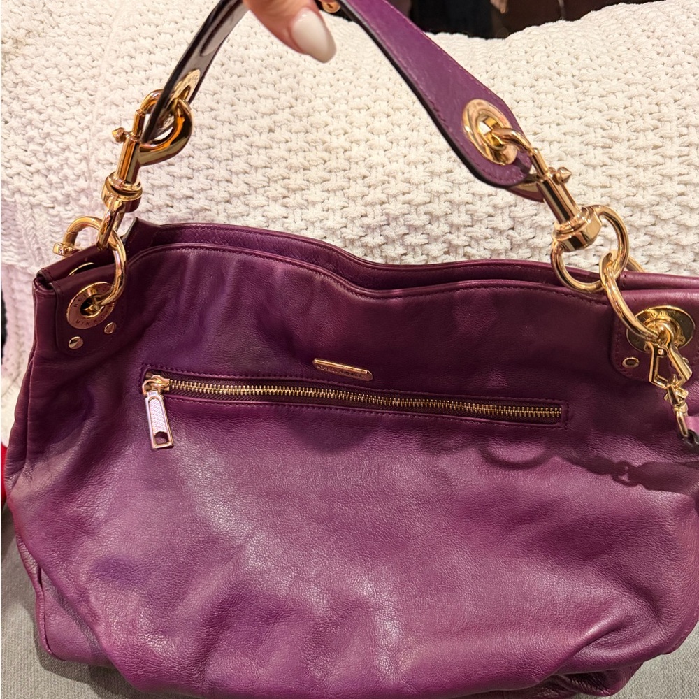 Rebecca Minkoff Purple Leather Handbag